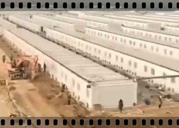 Doğu Türkistan’da İnşa Edilen Yeni Bir Toplama Kampı Görüntülendi