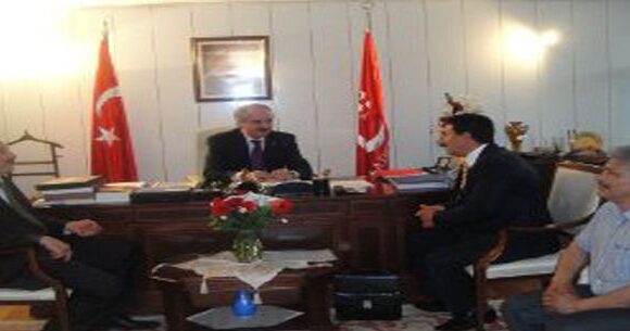 SP Lideri Prof.Dr. Numan KURTULMUŞ DUK Temsilcilerini Kabul Etti.