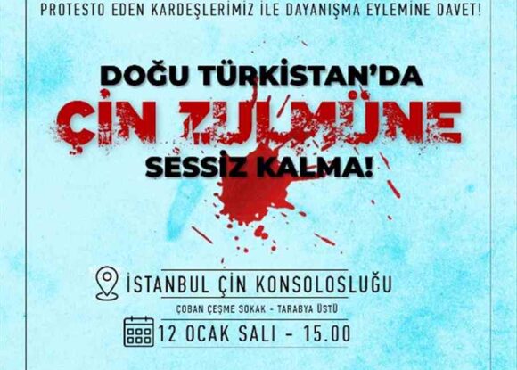 Doğu Türkistanlı kardeşlerimizin mücadelesine destek çağrısı
