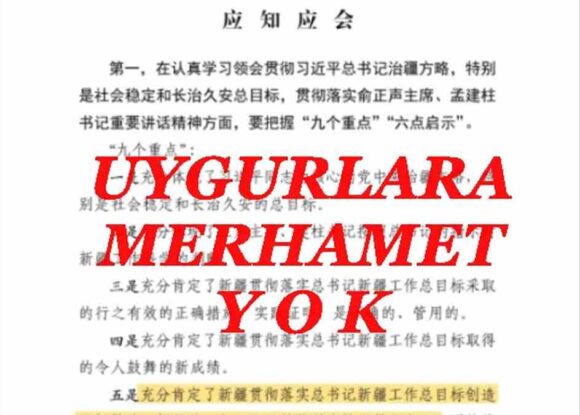 Sızan Belgelerde Çin Liderinin Uygurlara Baskı Talimatı: ‘Merhamet Yok’