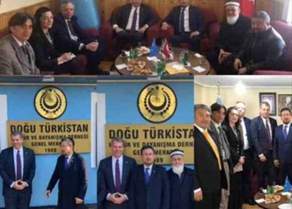 ABD ELÇİLİĞİNDEN DOĞU TÜRKİSTAN KÜLTÜR VE DAYANIŞMA DERNEĞİNE ZİYARET