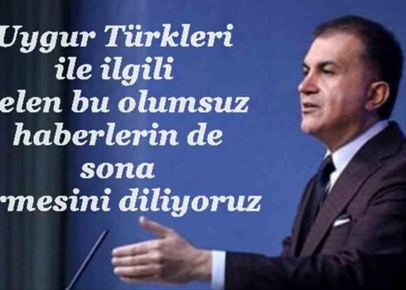 Uygur Türkleri ile ilgili tekrar gündeme gelen olumsuz haberlerden kaygı duyuyoruz..