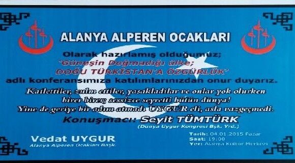 “Güneşin Doğmadığı Ülke, Doğu Türkistan’a Özgürlük”