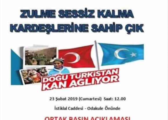 Çin Zulmüne karşı Türk Ocakları’ndan imza kampanyası
