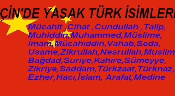 DOĞU TÜRKİSTAN’DA İSLAMİ İSİMLER YASAKLANDI