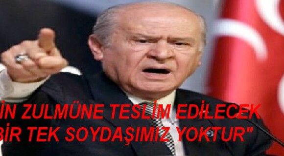 ÇİN ZULMÜNE TESLİM EDİLECEK BİR TEK SOYDAŞIMIZ YOKTUR