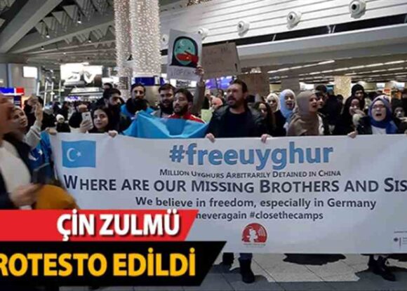 “Çin zulmü” protesto edildi