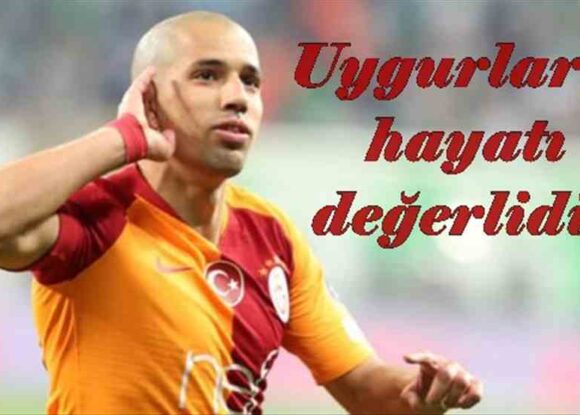 Sofiane Feghouli’den Doğu Türkistan’a destek