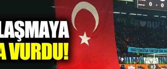 Çaykur Rizespor taraftarı Doğu Türkistan’ı unutmadı