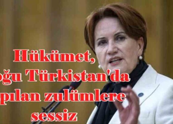 Meral Akşener: “Hükümet, Doğu Türkistan’da yapılan zulümlere sessiz”