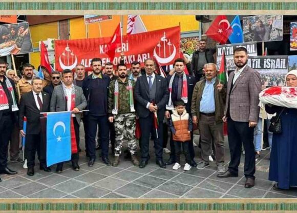 Kayseri Alperen Ocakları Gazze’deki İsrail zulmünü protesto etti
