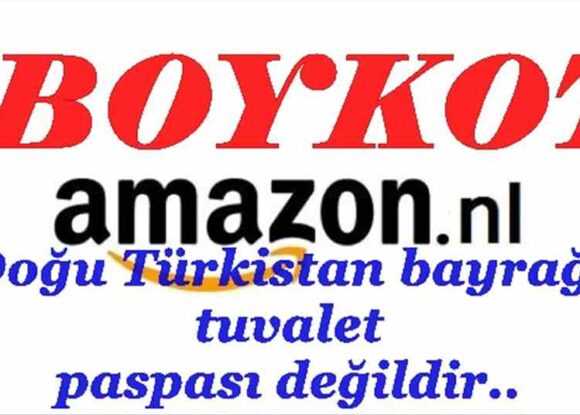 Doğu Türkistan bayrağı tuvalet paspası değildir