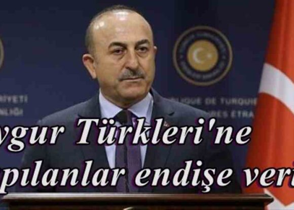 Çavuşoğlu: Uygur Türkleri’ne yapılanlar endişe verici