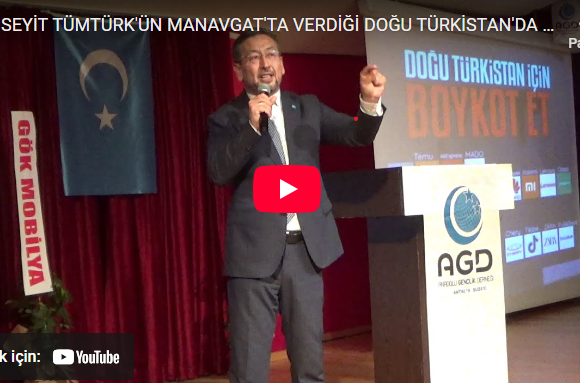 SEYİT TÜMTÜRK MANAVGAT’TA KONFERANS VERDİ